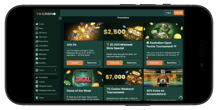 tgcasino 200 bonus