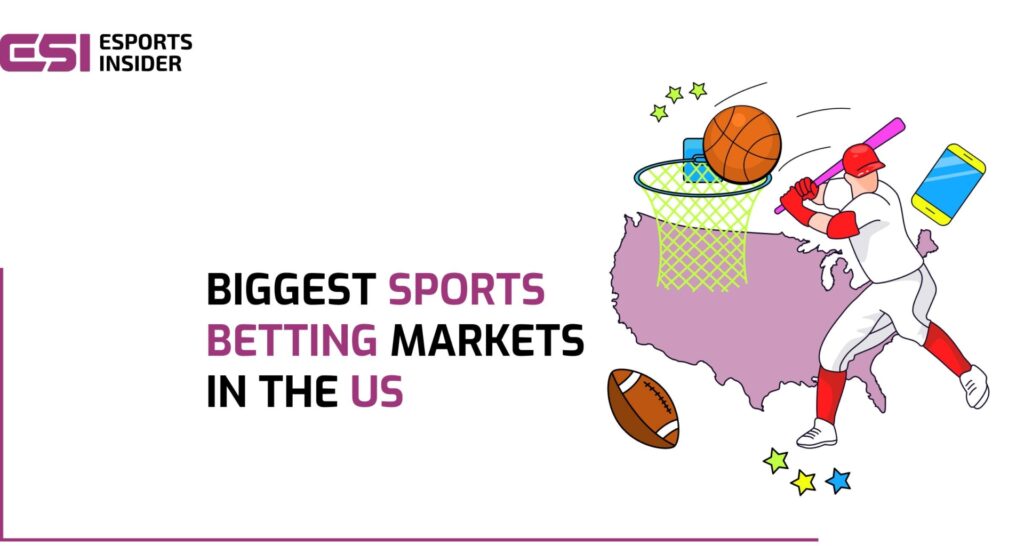 Biggest sports betting markets in the US: The top 5 in 2025