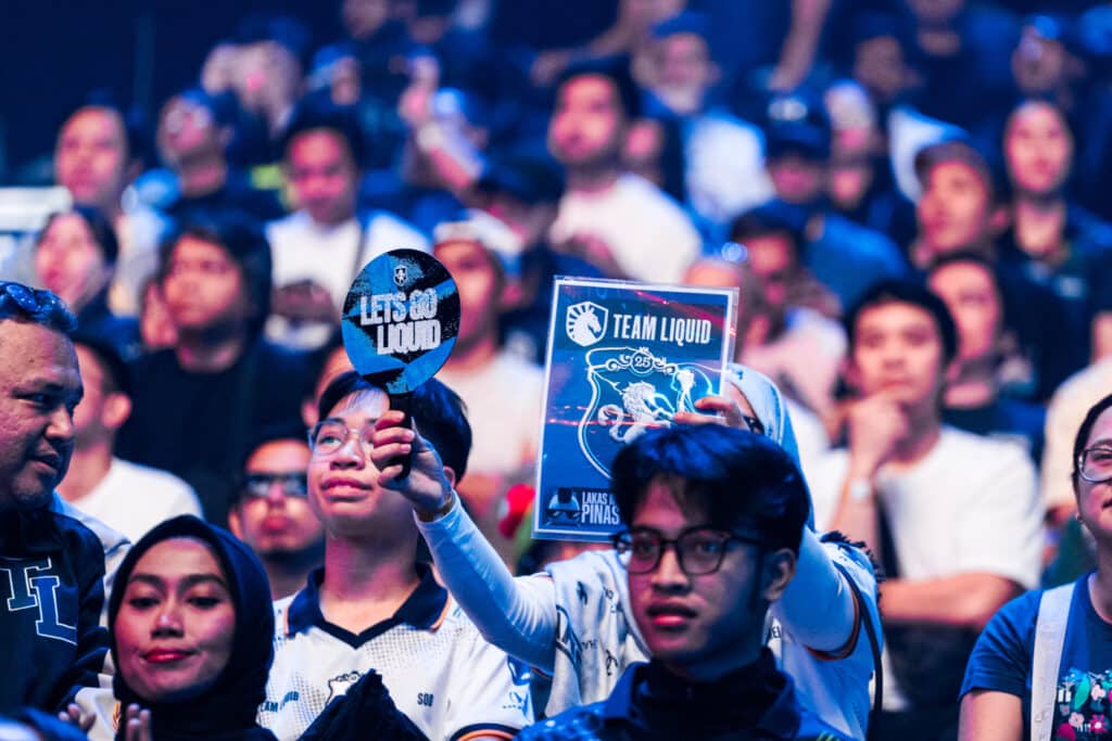 Team Liquid fans at MLBB MSC 2025
