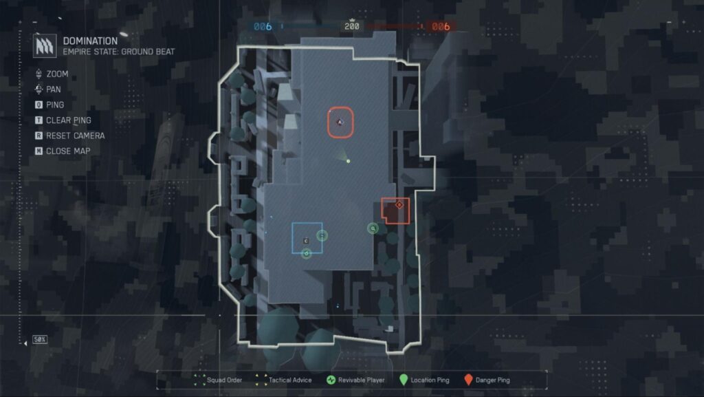 Map from Battlefield 6 shows a rectangular area