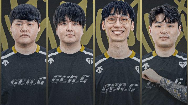 Gen.G Esports Marvel Rivals roster FUNFUN, Dotori, KAIDIA, Xzi departure announcement graphic