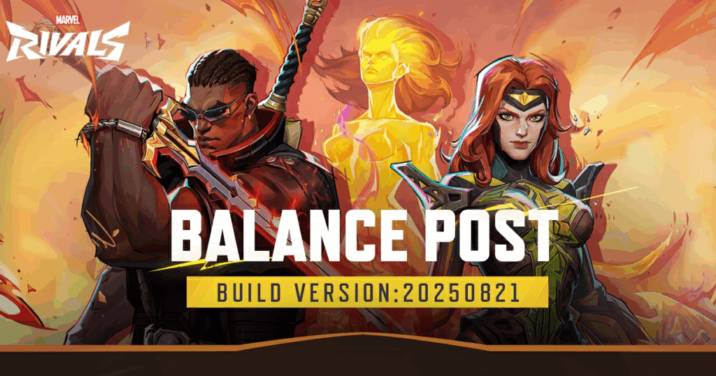 Marvel RIvals season 3.5 balance post graphic featuring Blade and Phoenix