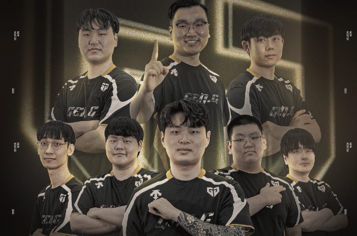 Marvel RIvals gen.G Esports team announcement graphic featuring professional players