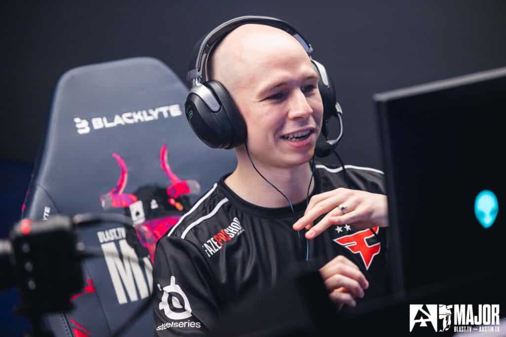 Image of Elige competing for FaZe Clan Counter-Strike at BLAST Austin Major