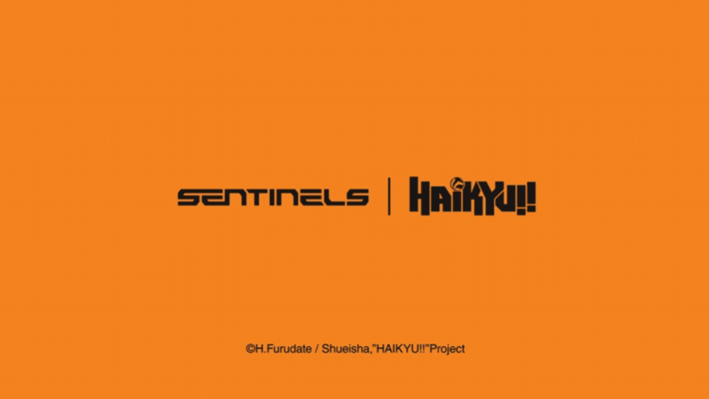 Sentinels and Haikyuu!! collaboration through Crunchyroll partnership announcement graphic