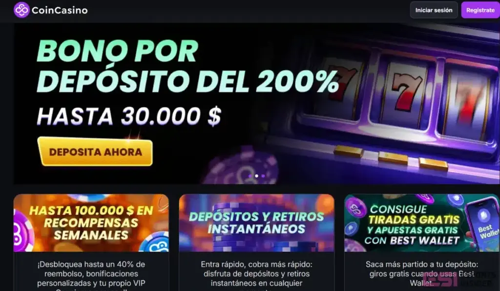 Coincasino sala de poker