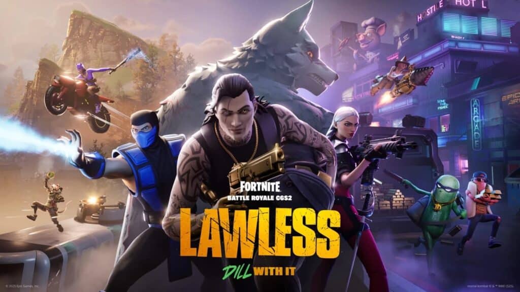Musim tanpa hukum Fortnite dengan tema Sub-Zero dan Outlaw Baru