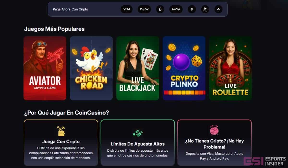 Reseña criptocasino Coincasino
