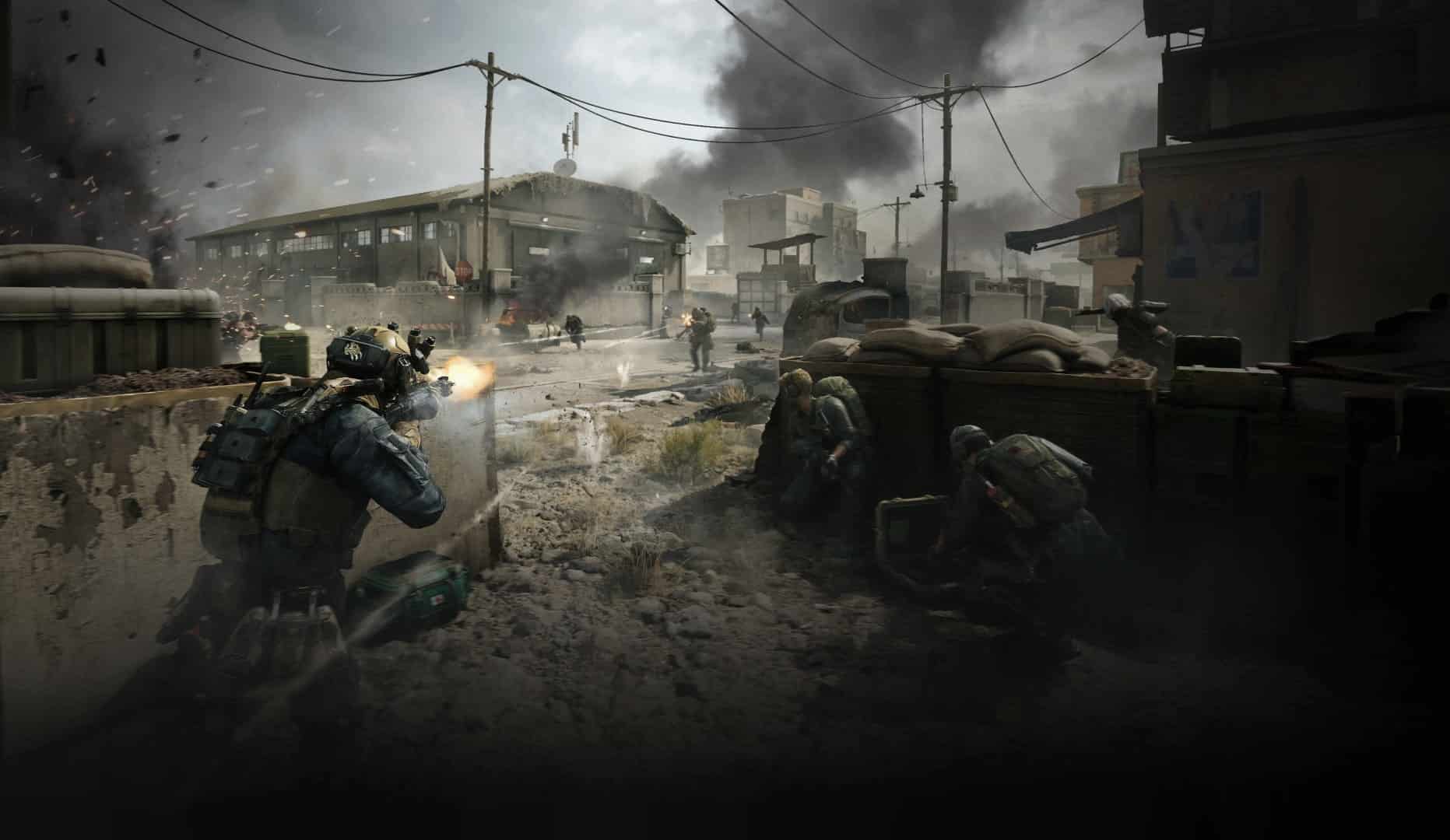 Delta Force Soldiers su un campo di battaglia