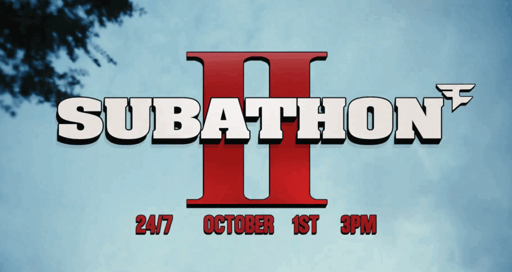 FaZe Clan Subathon II 2025 October livestream announcement