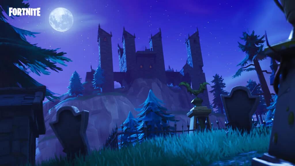 Posizione del castello nella stagione 6 di Fortnite OG