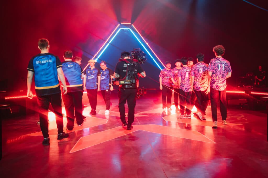 Giantx contro carta Rex in Valorant Champions 2025