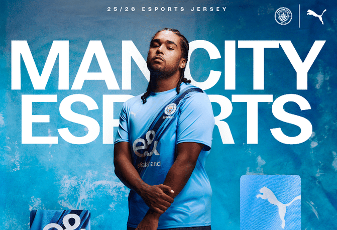 Manchester Esports 2025/2026 jersey promotional image