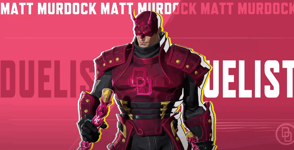 Marvel Rivals Season 4.5 Daredevil in-game MVP animation 