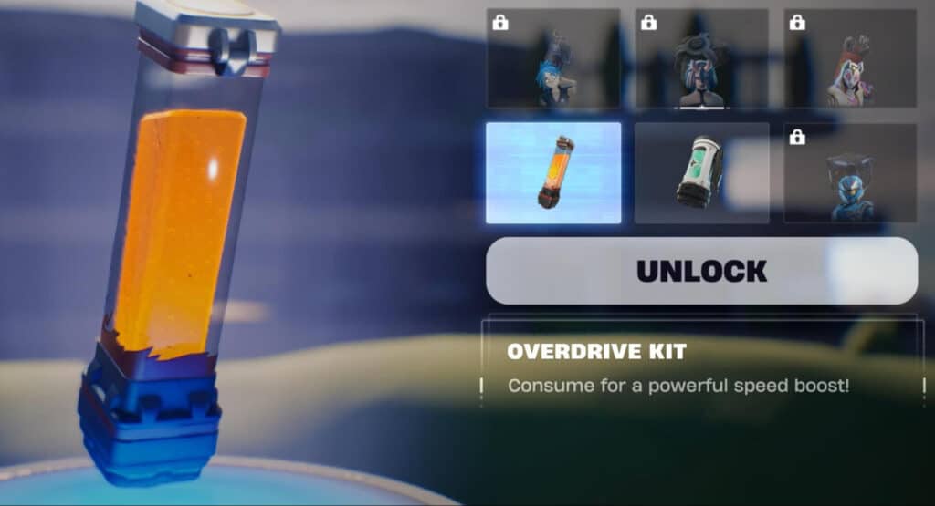 Gadget overdrive sblocco dello schermo di concessione di velocità dell'impulso di velocità