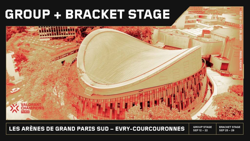 Grafico del gruppo valorante e sede di Sproket Stage