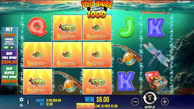 Big Basss Bonanza 1000 video slot
