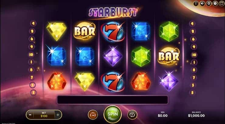 Starburst penny slot