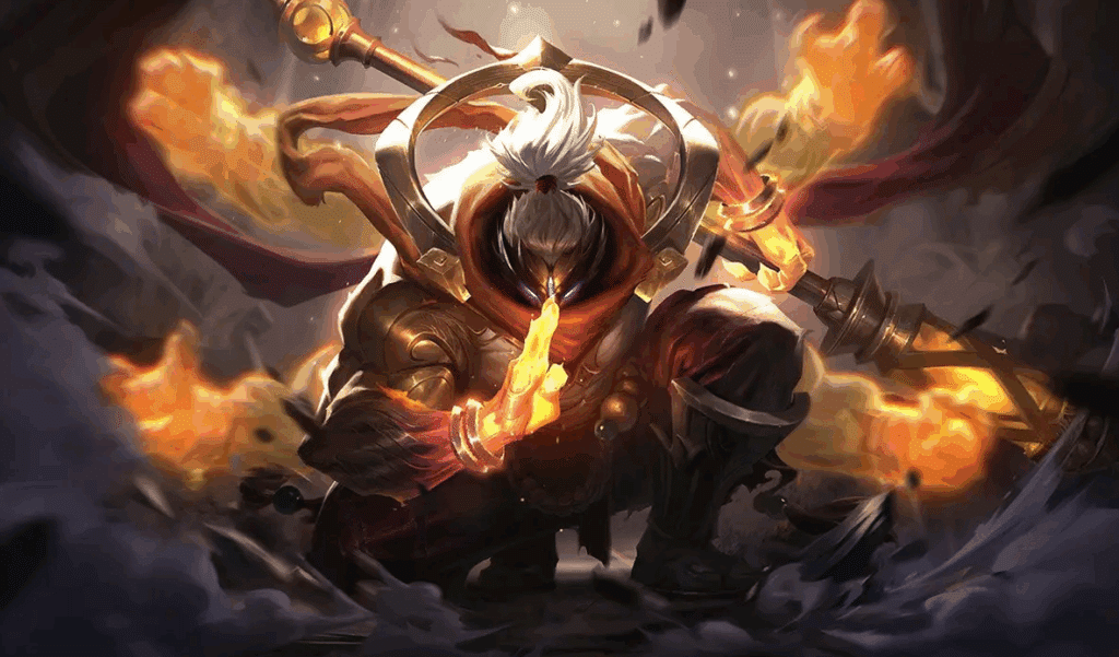 Skin Jax. Immagine attraverso giochi antisommossa.