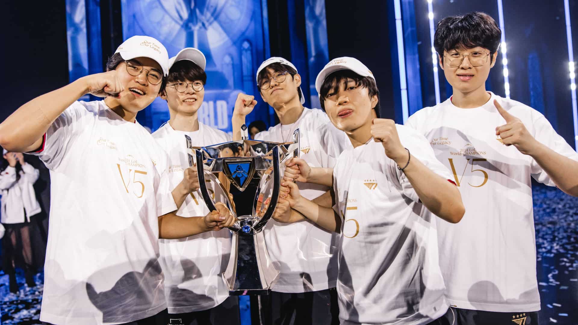 The T1 with trophy