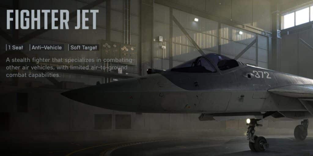 Fighter Jet vehicle in Battlefield 6