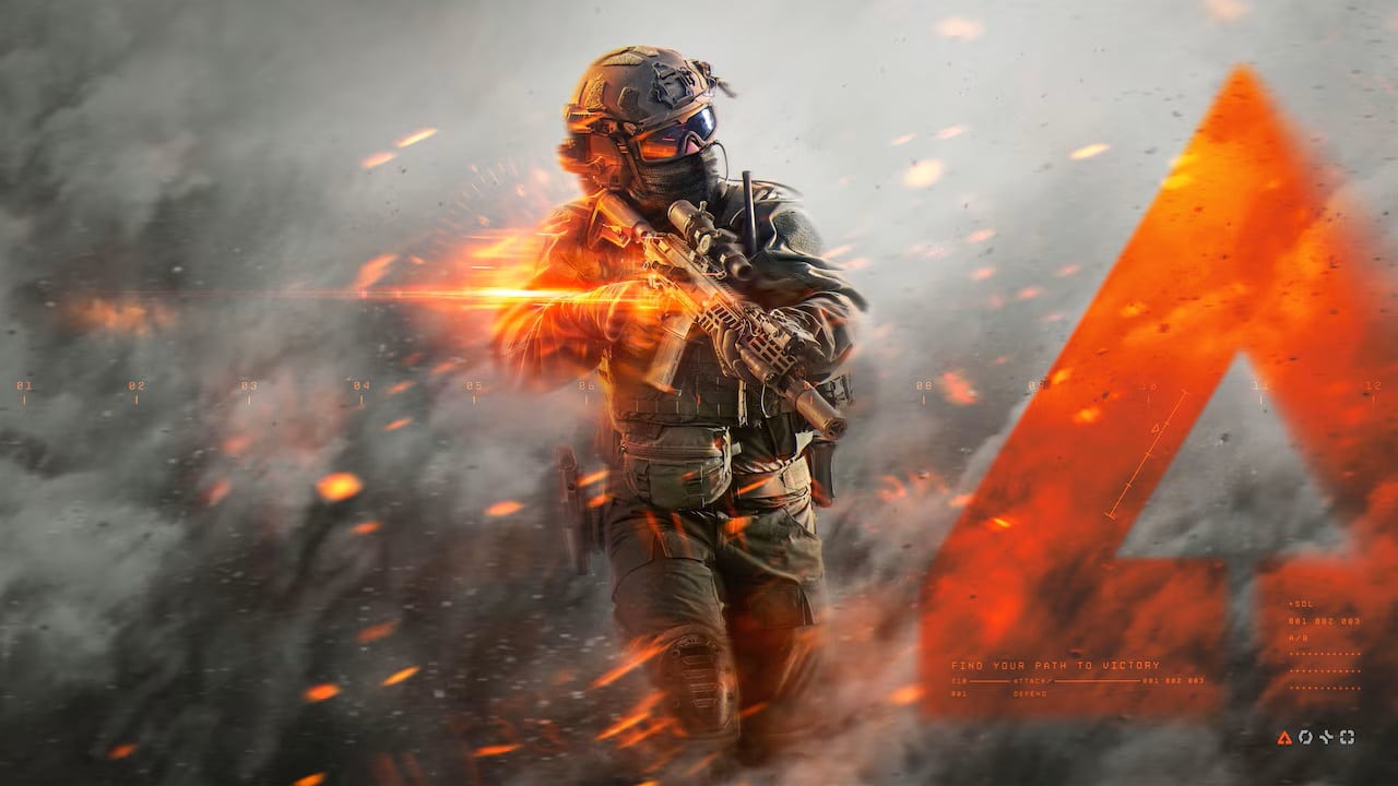 Soldados com equipamento tático do Battlefield 6