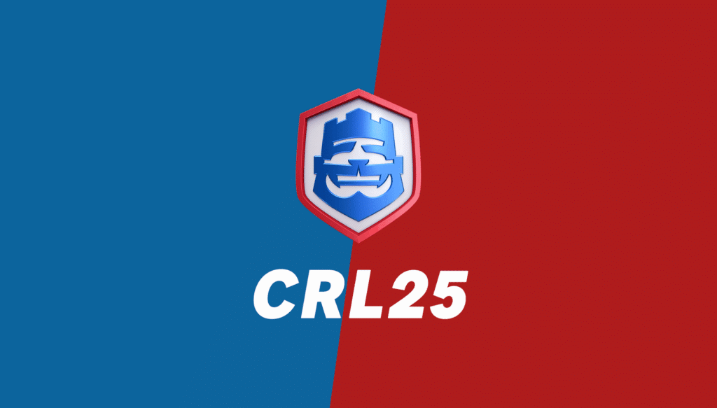 Clash Royale League 2025 logo promoting the World Finals at DreamHack Atlanta