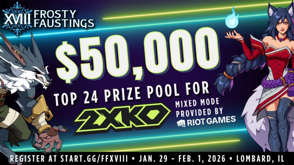 2XKO tritt Frosty Faustings XVIII 2026 als offizieller Partner bei
 – aboba.ru 2XKO tritt Frosty Faustings XVIII 2026 als offizieller Partner bei
 – aboba.ru