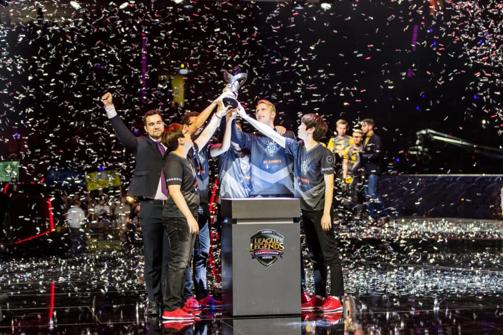 G2 Esports EU LCS Summer Split champions
