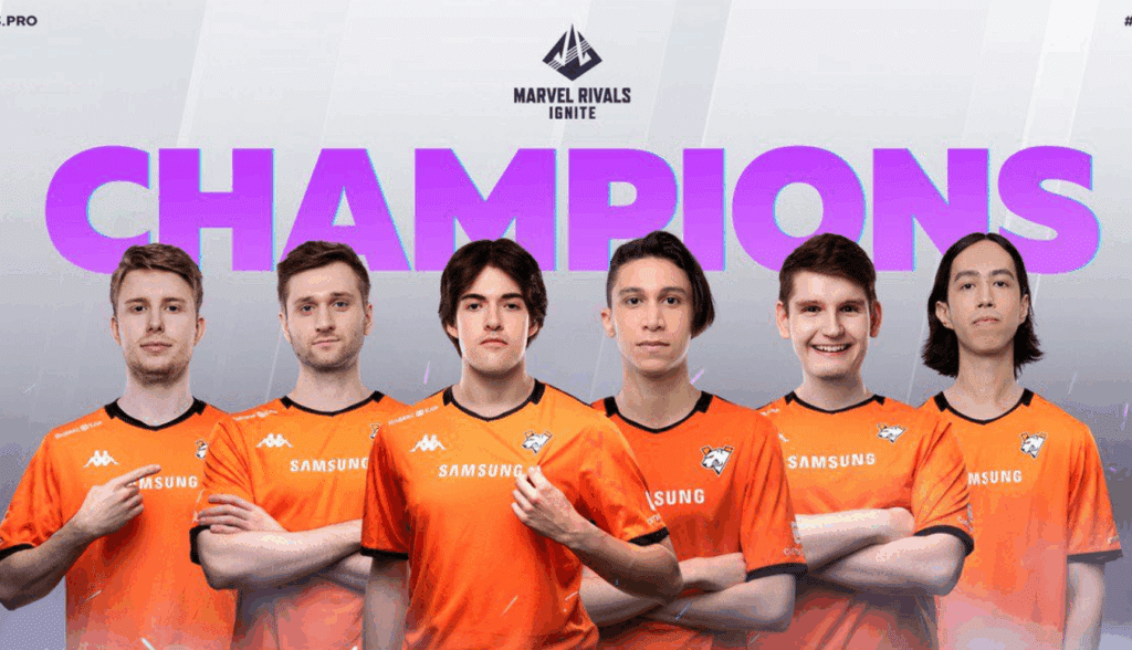 Finnsi Marvel Rivals Ignite Stage 2 champion Virtus.pro and its roster