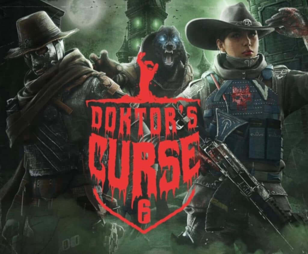 Promotional art for Rainbow Six Siege’s Doktor’s Curse Halloween event featuring horror-themed operators