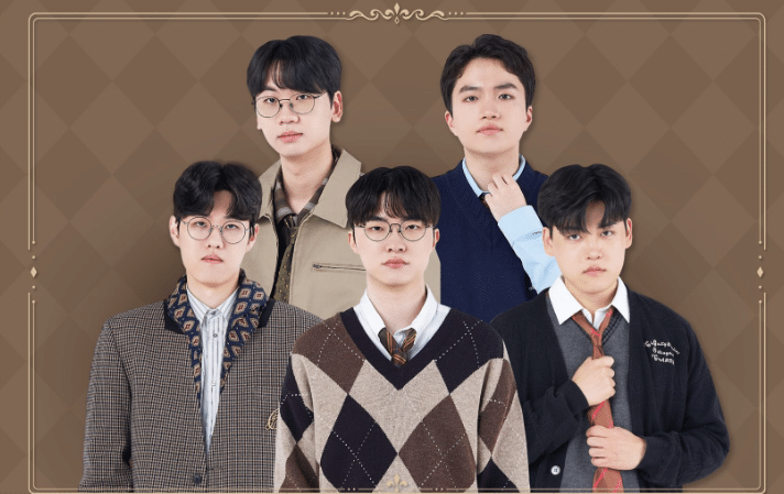 T1 League of Legends active roster including Doran, Oner, Faker, Gumayusi and Keria