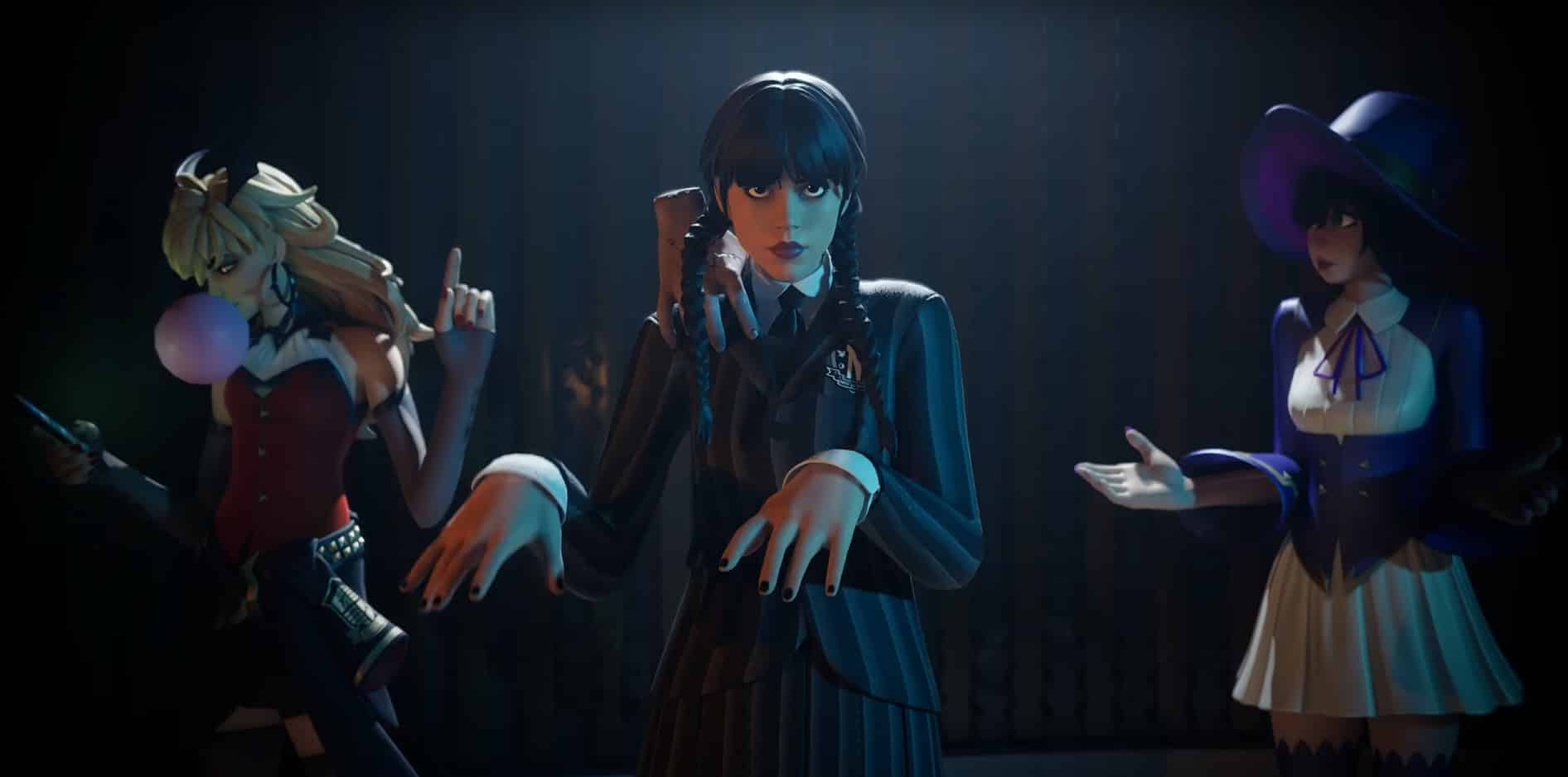 Wednesday Adams in Fortnite