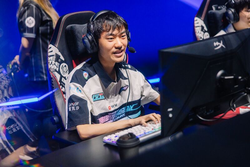 Zhuo “knight” Ding focused intently
