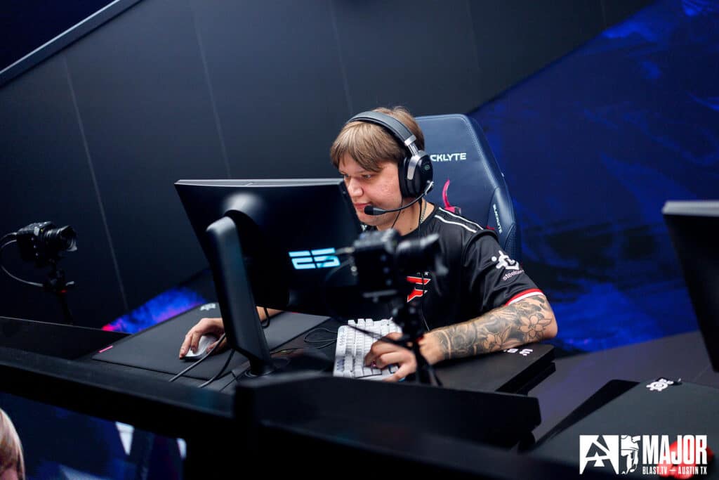BC.GAME Counter-Strike player s1mple competing for FaZe Clan at BLAST Austin Major