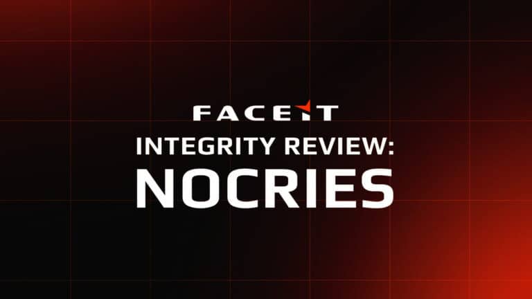 FACEIT clears rising CS player nocries of integrity breaches