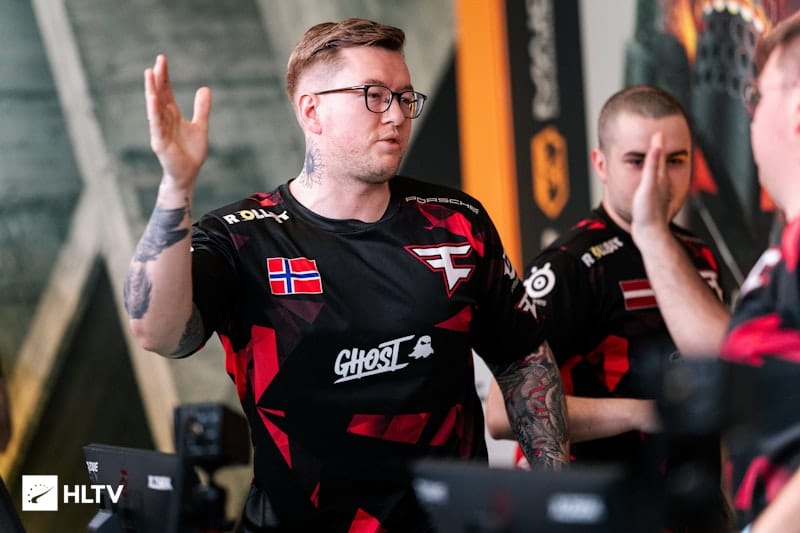 FaZe Clan`s Havard `rain` Nygaard competing in CS2