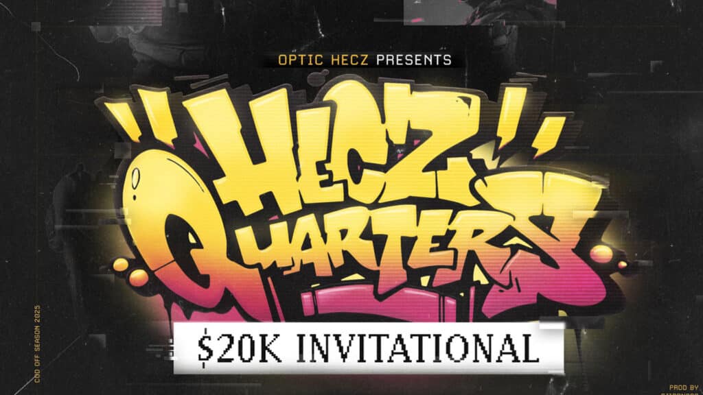 OpTic H3CZ Heczquarters 20K Invitational logo on a dark background