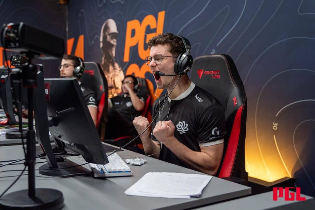 PGL Masters Bucharest 2025 Legacy Counter-Strike player competing at PGL esports event