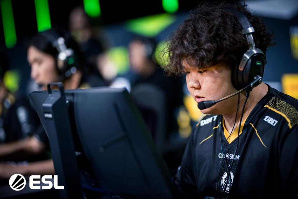 Image of The MongolZ Counter-Strike team competing at ESL Pro League Season 22
