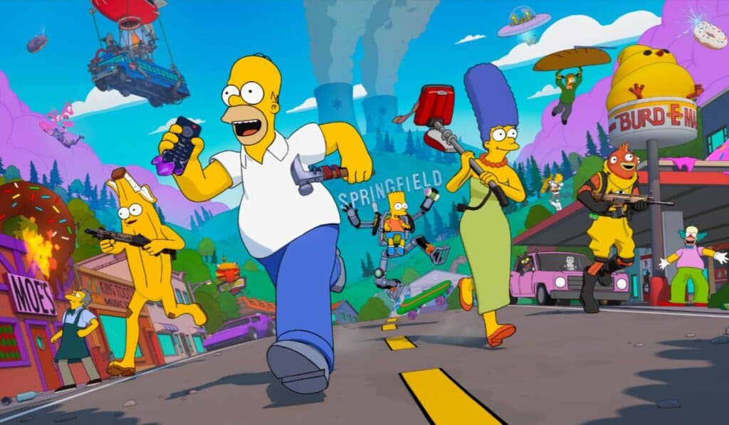 Die Simpsons in Fortnite