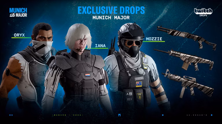 BLAST R6 Munich Major Twitch drops rewards revealed