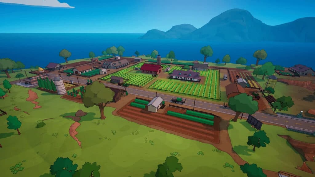Das Maisfeld in Fortnire x Simpsons
