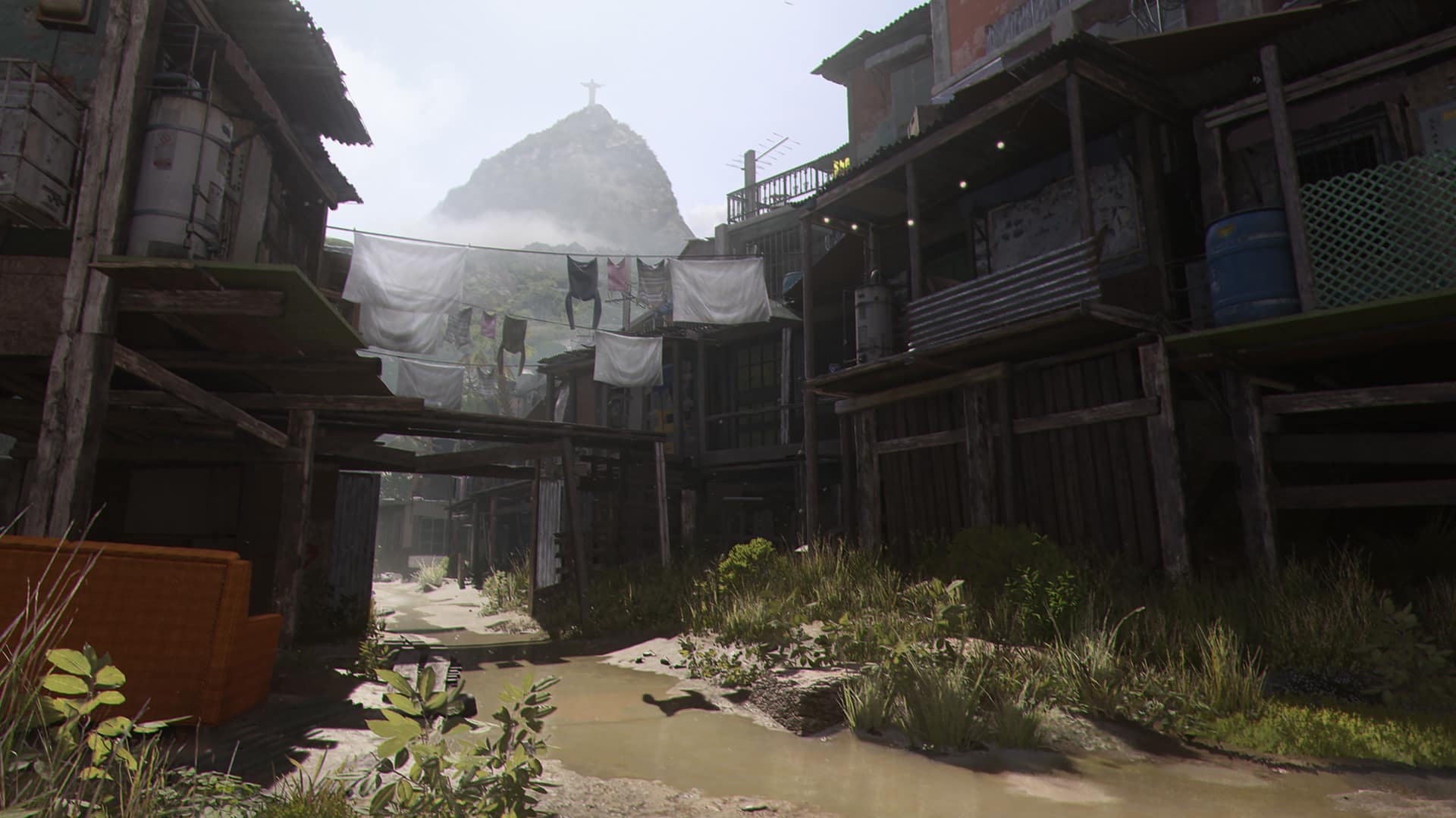 Call of Duty: Modern Warfare 2-Gameplay an einem Favela-Standort