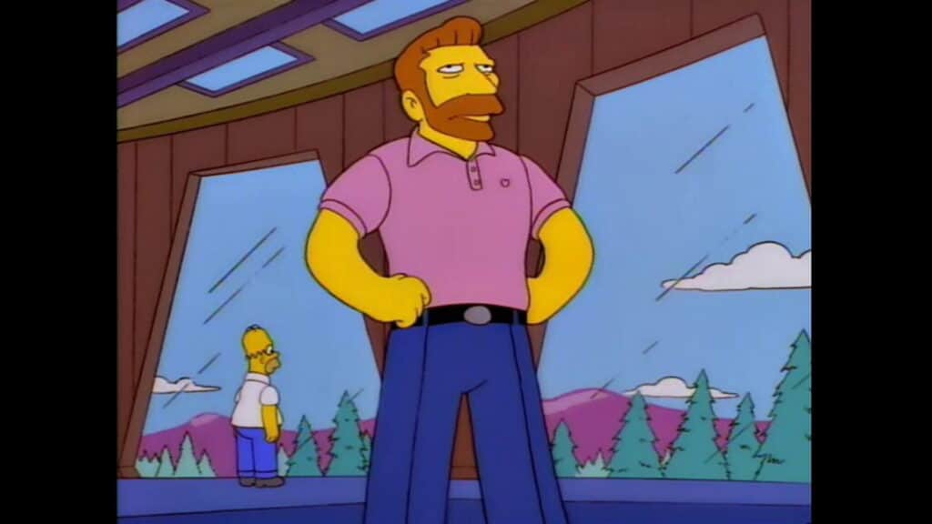 Hank Scorpio from Simpsons