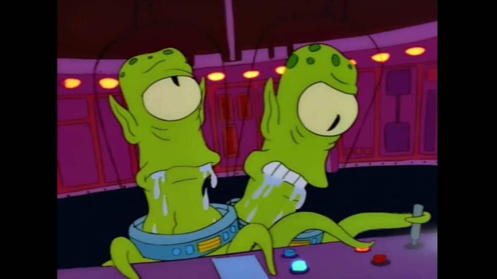 Kang and Kodos from Simpsons