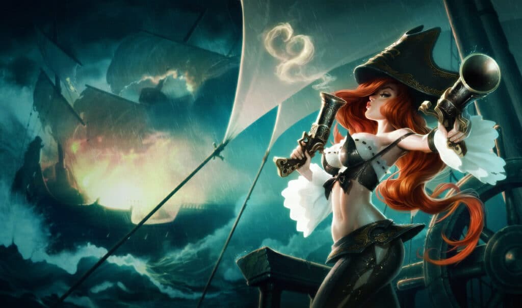 Un personaggio di League of Legends chiamato Miss Fortune