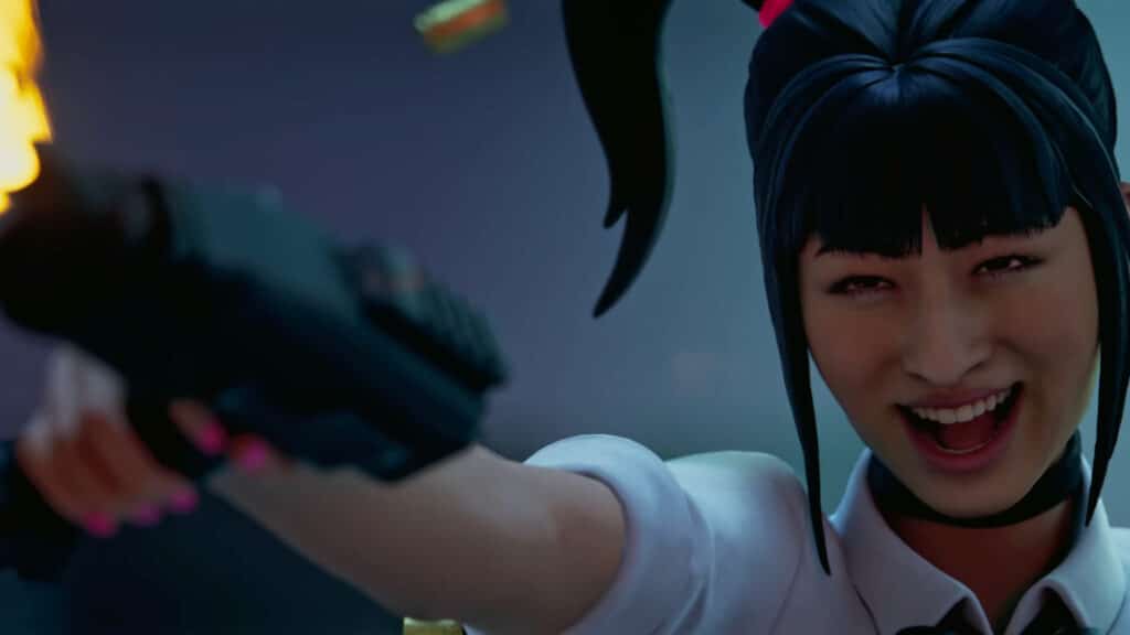 Fortnite x Kill Bill: schermata del trailer della vendetta di Yuki