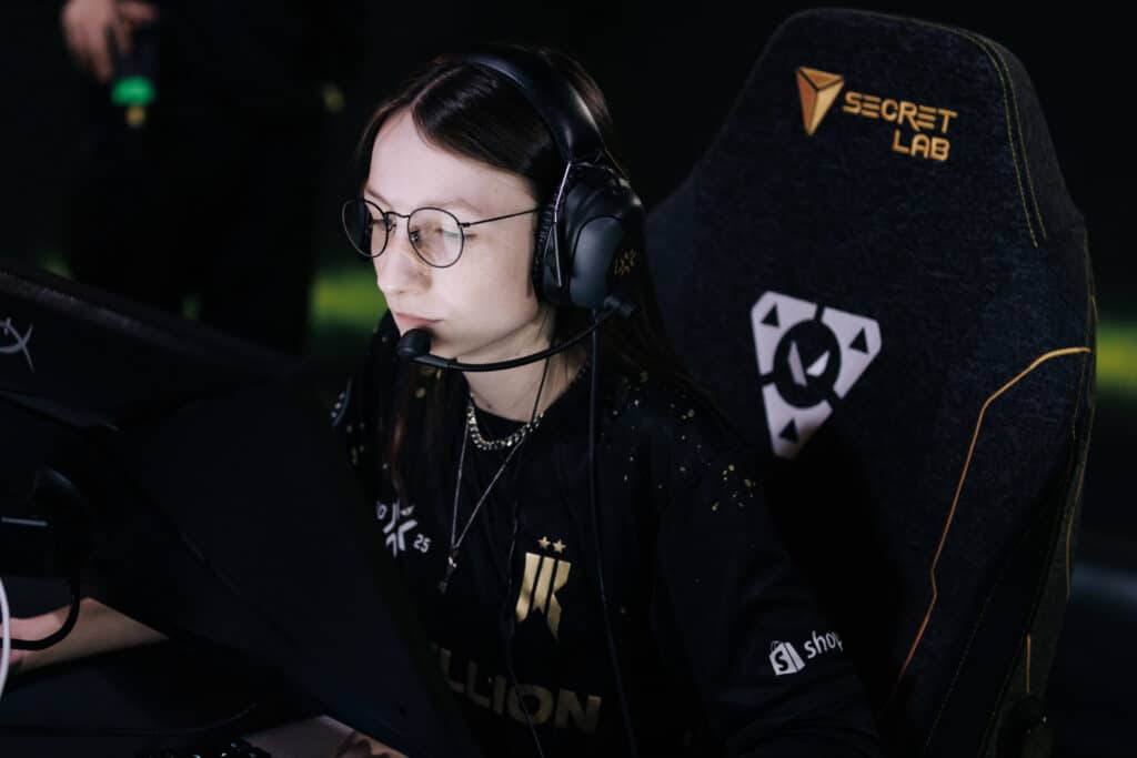 Sarah do Shopify Rebellion Gold no VALORANT Game Changers Championship 2025