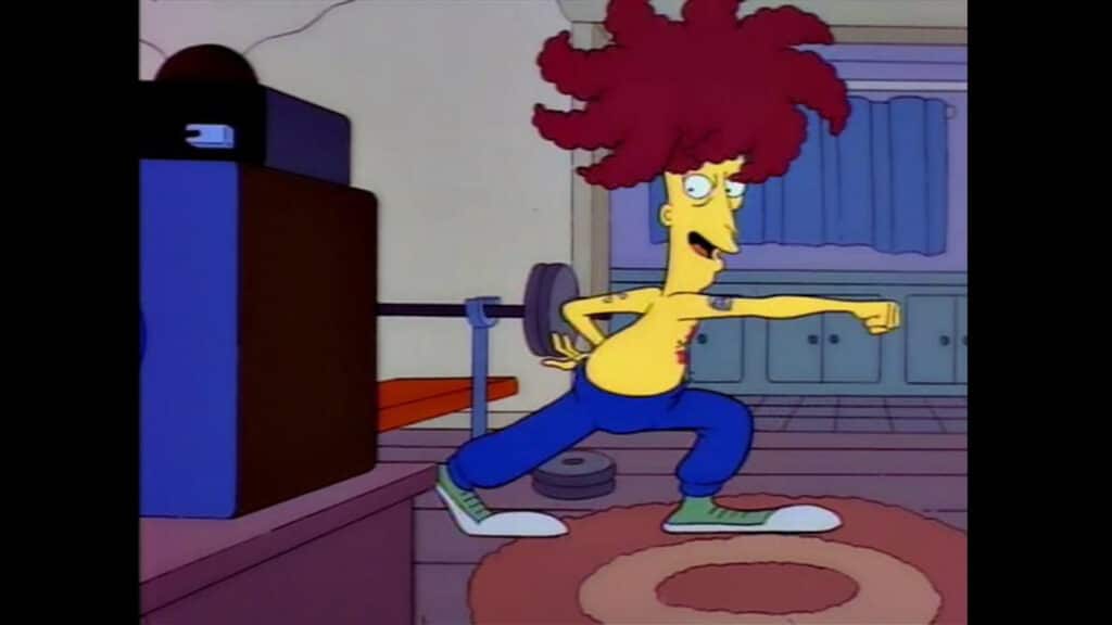Sideshow Bob from Simpsons